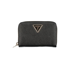 Guess Jeans Black Polyethylene Wallet - Wallets