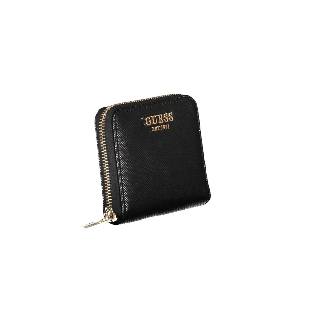 Guess Jeans Black Polyethylene Wallet - Wallets