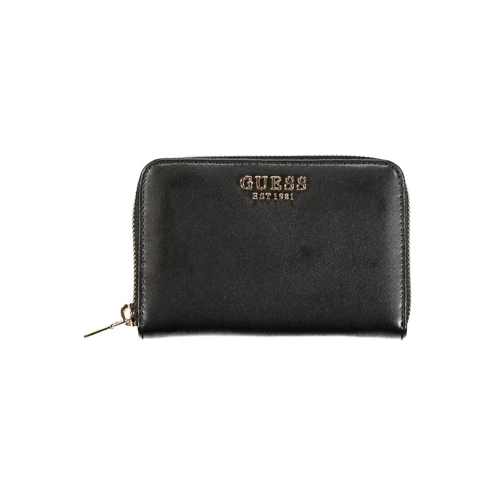 Guess Jeans Black Polyethylene Wallet - Wallets