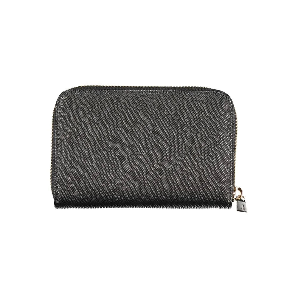 Guess Jeans Black Polyethylene Wallet - Wallets