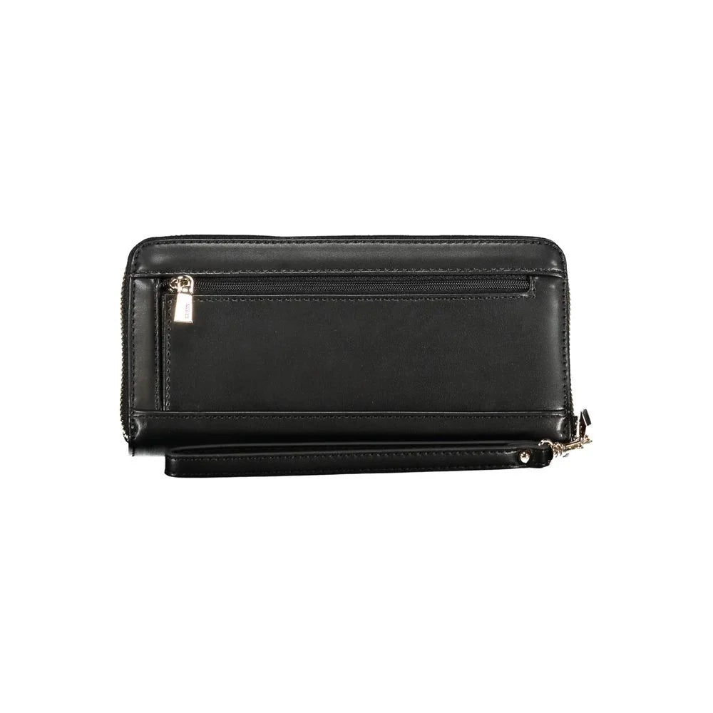 Guess Jeans Black Polyethylene Wallet - Wallets