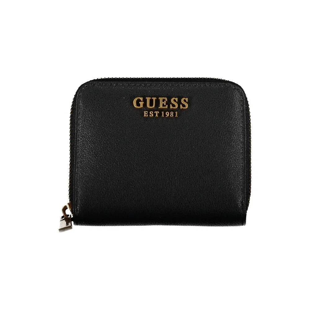 Guess Jeans Black Polyethylene Wallet - Wallets