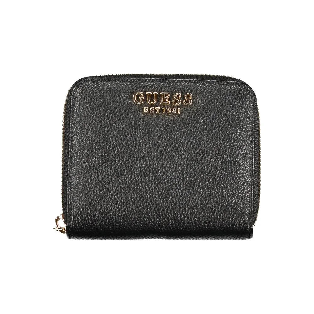 Guess Jeans Black Polyethylene Wallet - Wallets