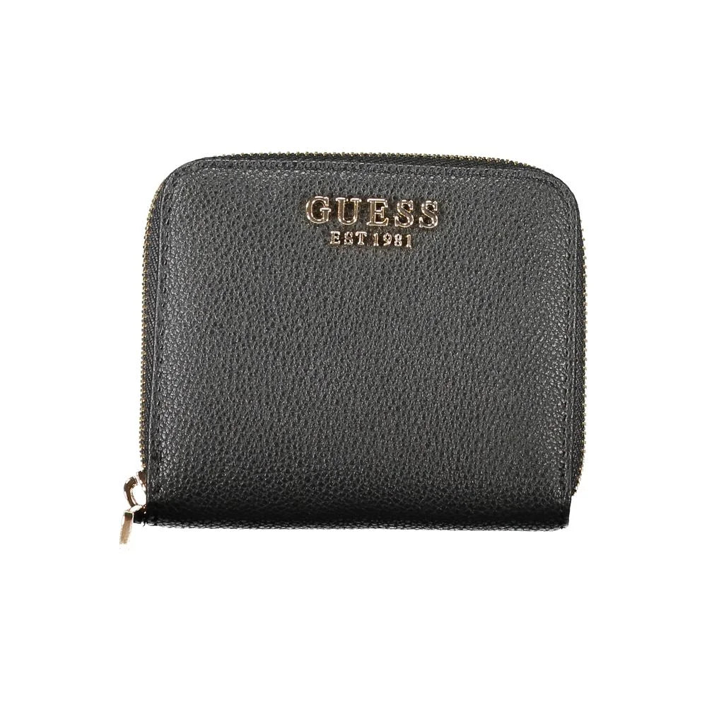 Guess Jeans Black Polyethylene Wallet - Wallets