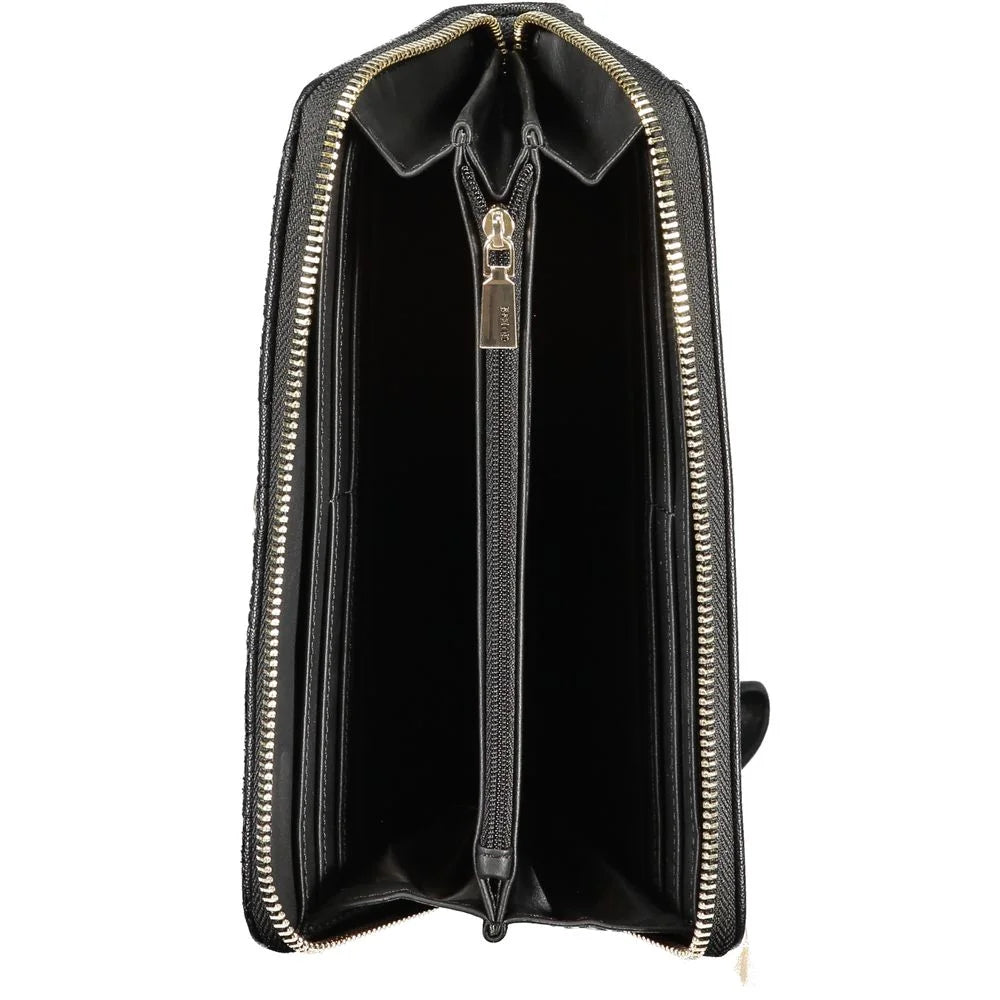 Guess Jeans Black Polyethylene Wallet - Wallets