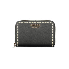 Guess Jeans Black Polyethylene Wallet - Wallets
