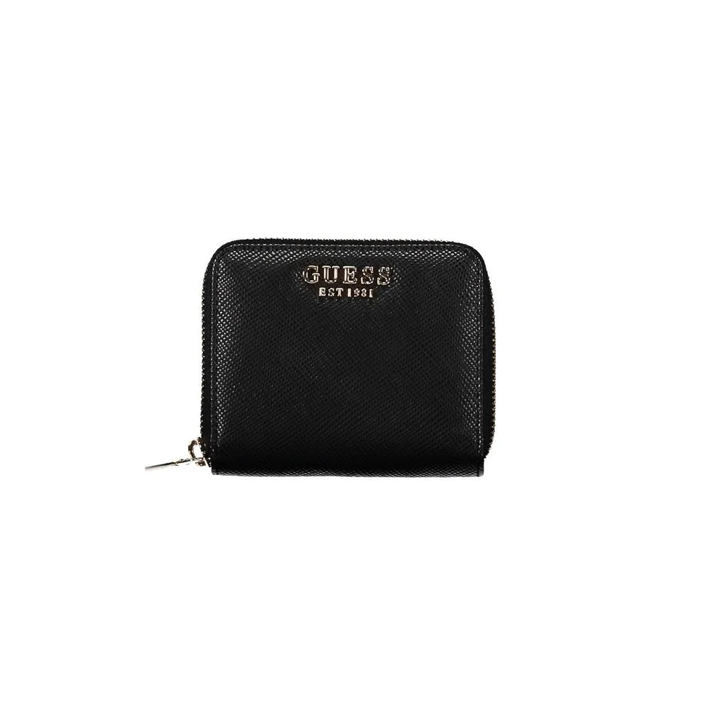Guess Jeans Black Polyethylene Wallet - Wallets