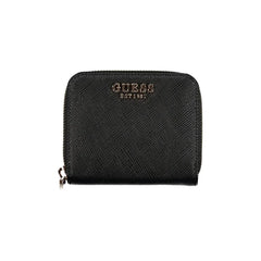 Guess Jeans Black Polyethylene Wallet - Wallets