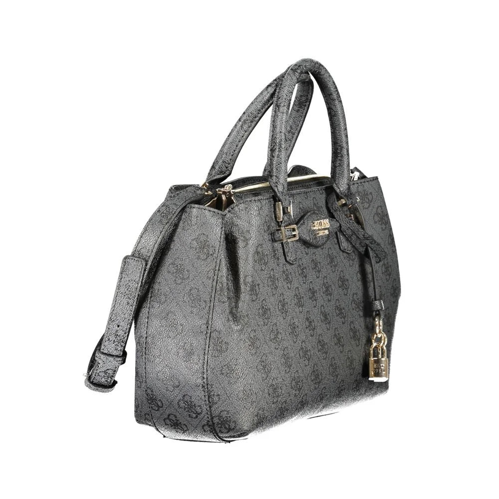 Guess Jeans Black Polyethylene Women Handbag - Satchel Bags