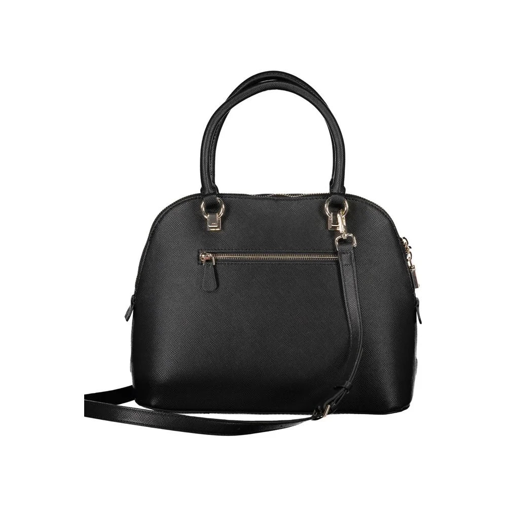 Guess Jeans Black Polyethylene Women Handbag - Satchel Bags