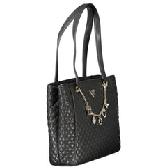 Guess Jeans Black Polyethylene Women Handbag - Shopper Bags