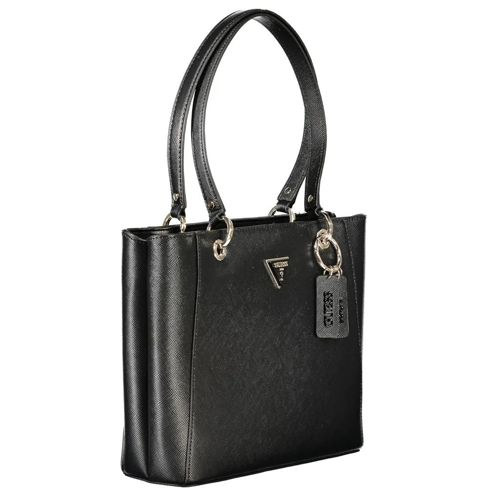 Guess Jeans Black Polyethylene Women Handbag - Shopper Bags