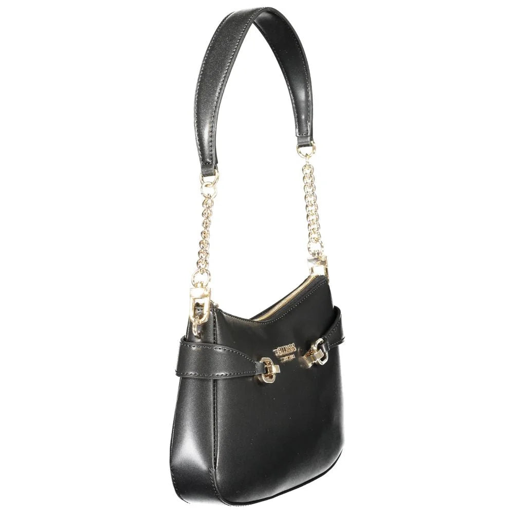 Guess Jeans Black Polyethylene Women Handbag - Shoulder Bags