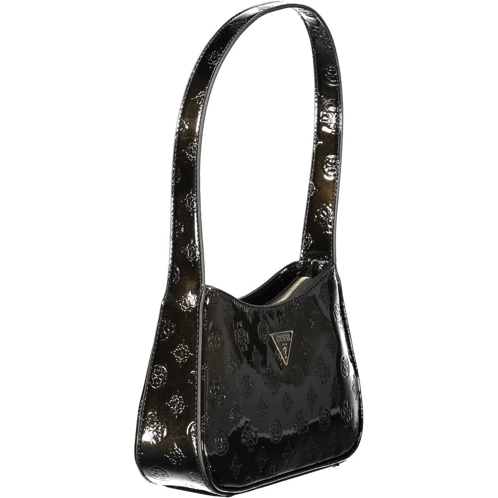 Guess Jeans Black Polyethylene Women Handbag - Shoulder Bags