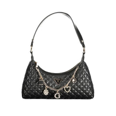 Guess Jeans Black Polyethylene Women Handbag - Shoulder Bags