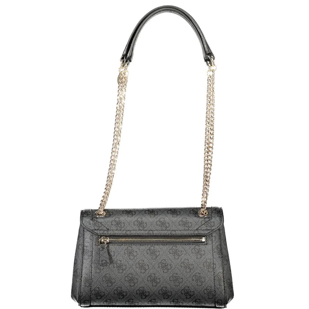 Guess Jeans Black Polyethylene Women Handbag - Shoulder Bags