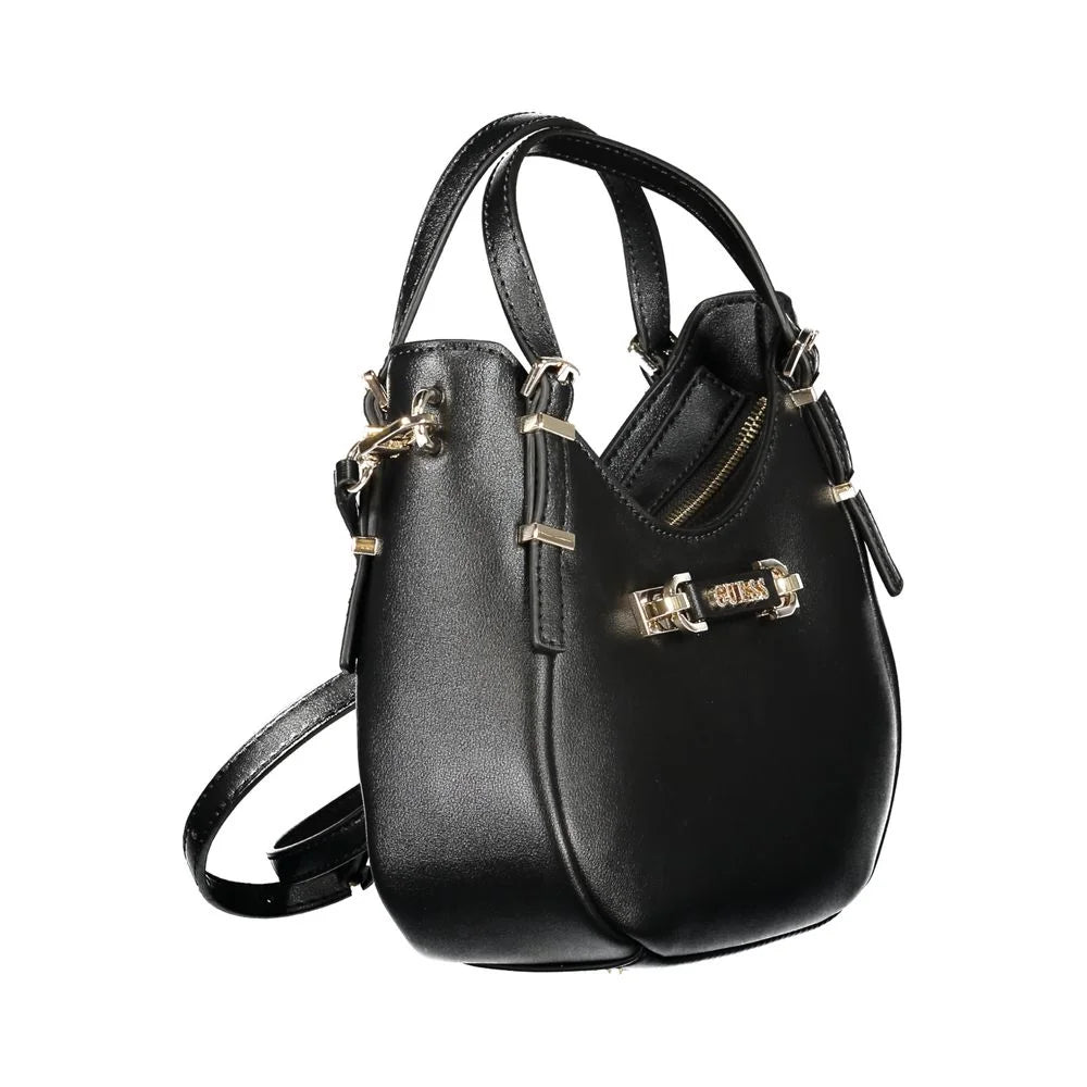 Guess Jeans Black Polyethylene Women Handbag - Shoulder Bags