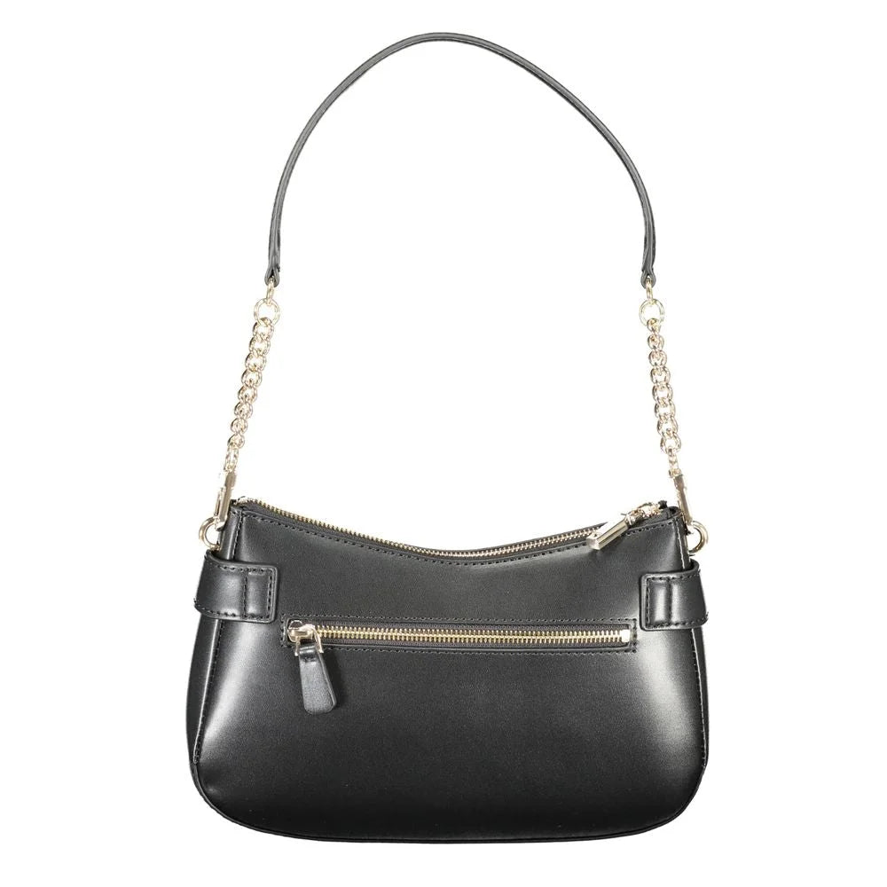 Guess Jeans Black Polyethylene Women Handbag - Shoulder Bags