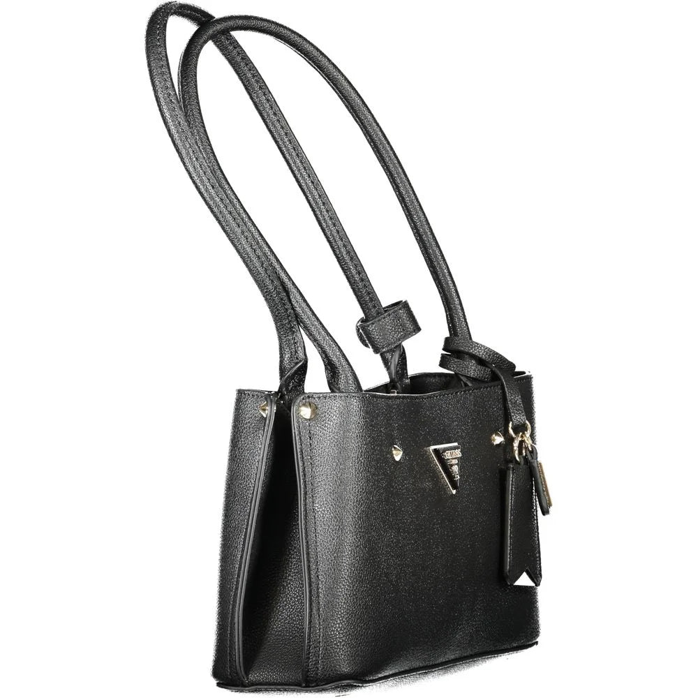 Guess Jeans Black Polyethylene Women Handbag - Shoulder Bags