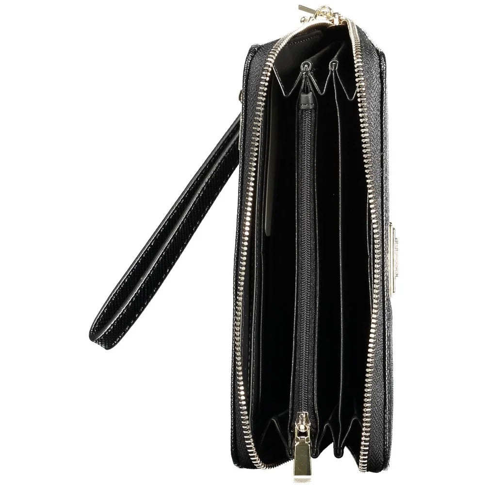Guess Jeans Black Polyethylene Women Wallet - Wallets