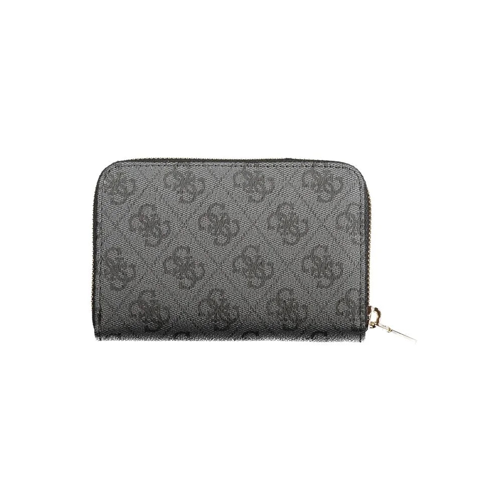 Guess Jeans Black Polyethylene Women Wallet - Wallets