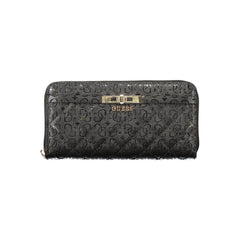 Guess Jeans Black Polyethylene Women Wallet - Wallets