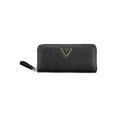Guess Jeans Black Polyethylene Women Wallet - Wallets