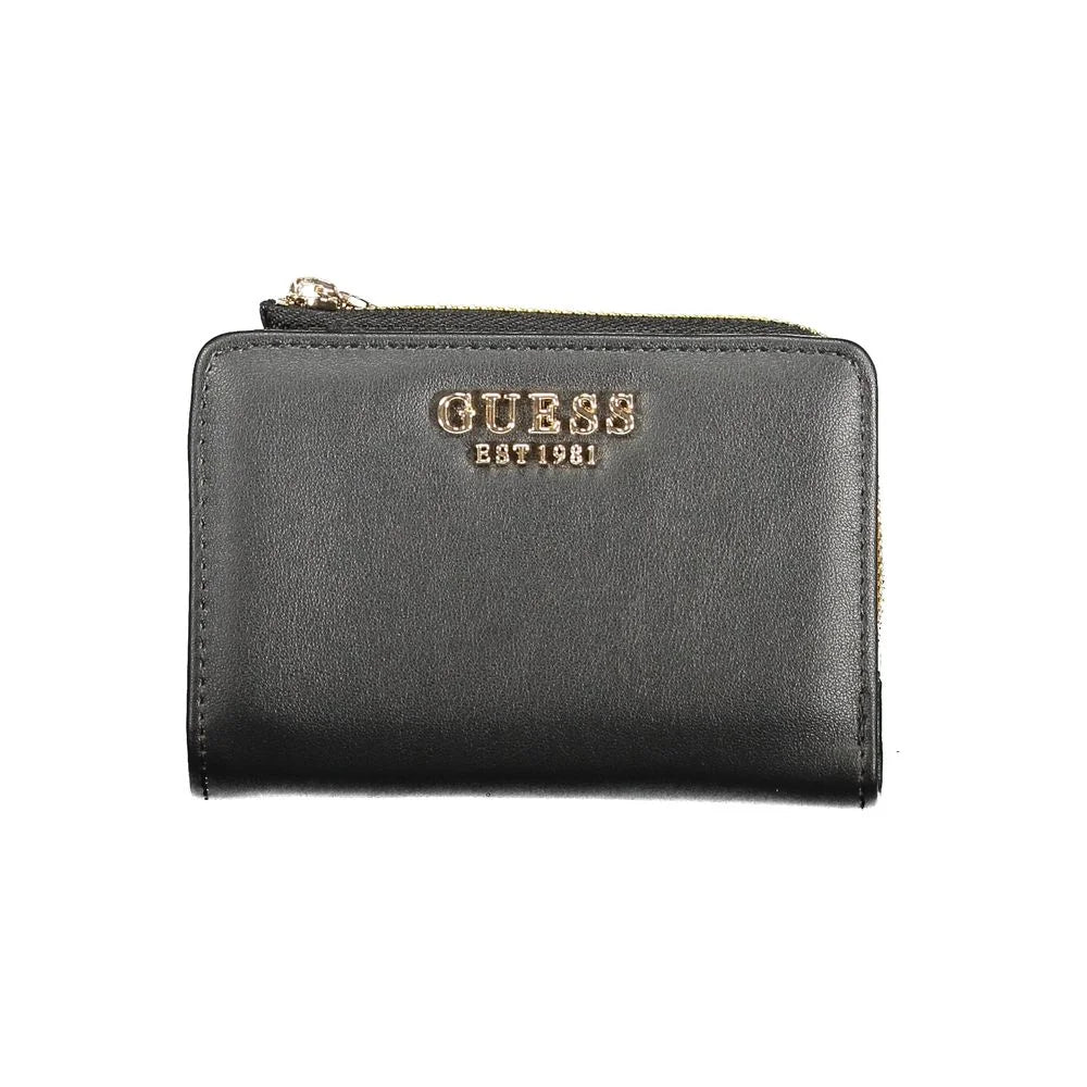 Guess Jeans Black Polyethylene Women Wallet - Wallets