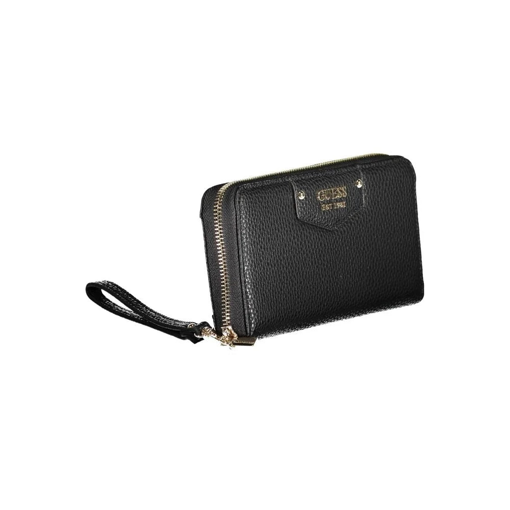 Guess Jeans Black Polyethylene Women Wallet - Wallets
