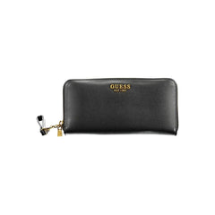 Guess Jeans Black Polyethylene Women Wallet - Wallets