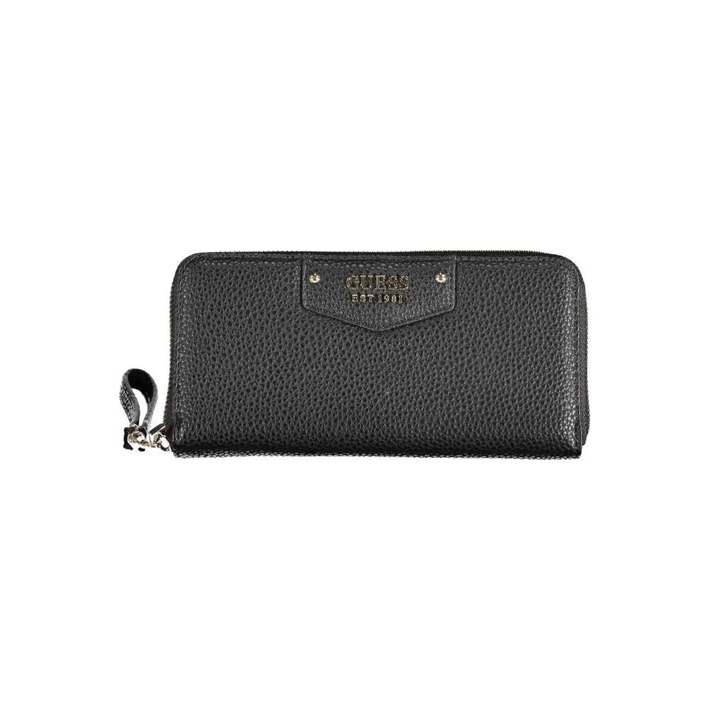 Guess Jeans Black Polyethylene Women Wallet - Wallets