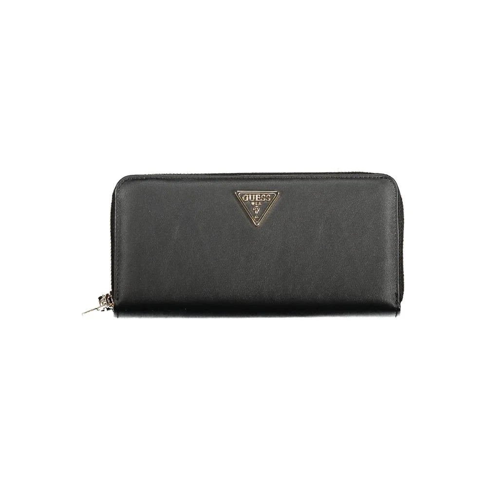 Guess Jeans Black Polyethylene Women Wallet - Wallets