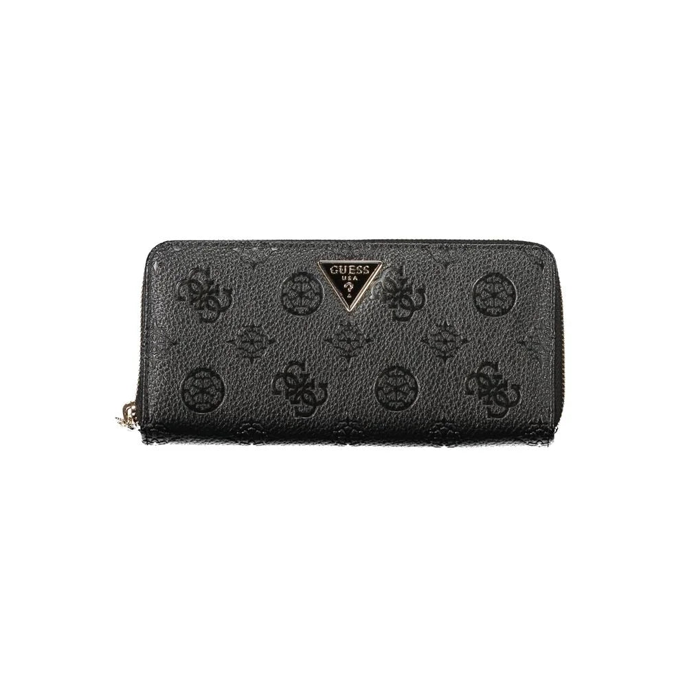 Guess Jeans Black Polyethylene Women Wallet - Wallets