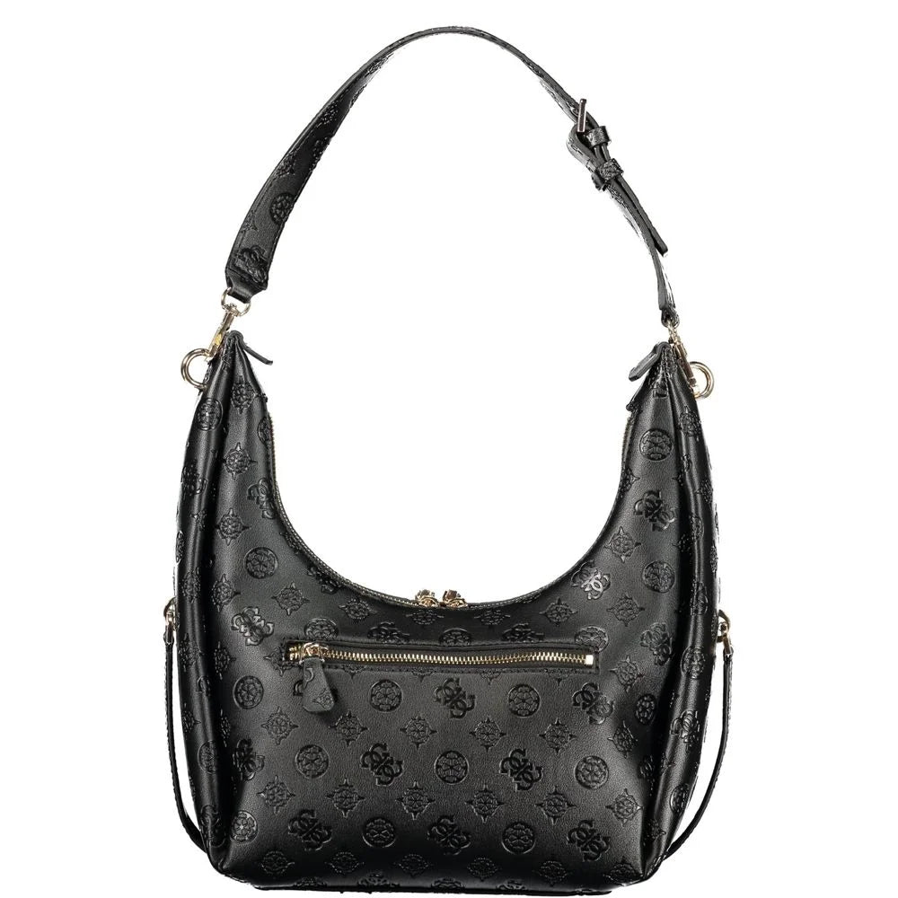 Guess Jeans Black Polyurethane Women’s Handbag