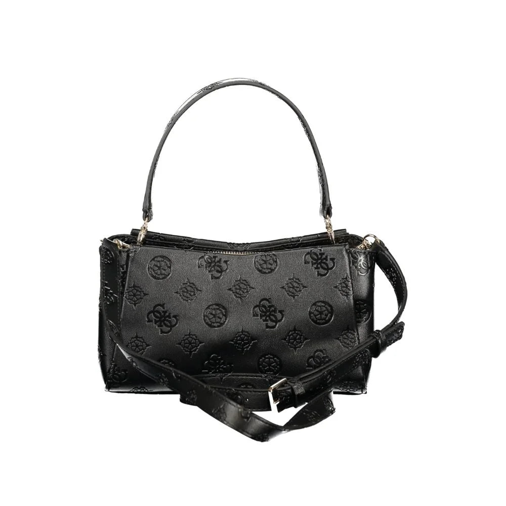 Guess Jeans Black Polyurethane Women’s Handbag