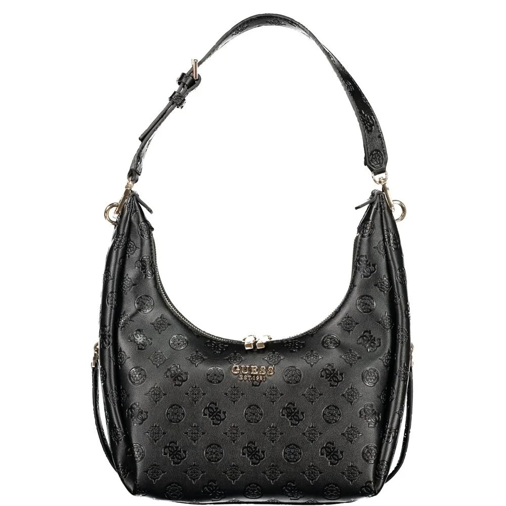 Guess Jeans Black Polyurethane Women’s Handbag