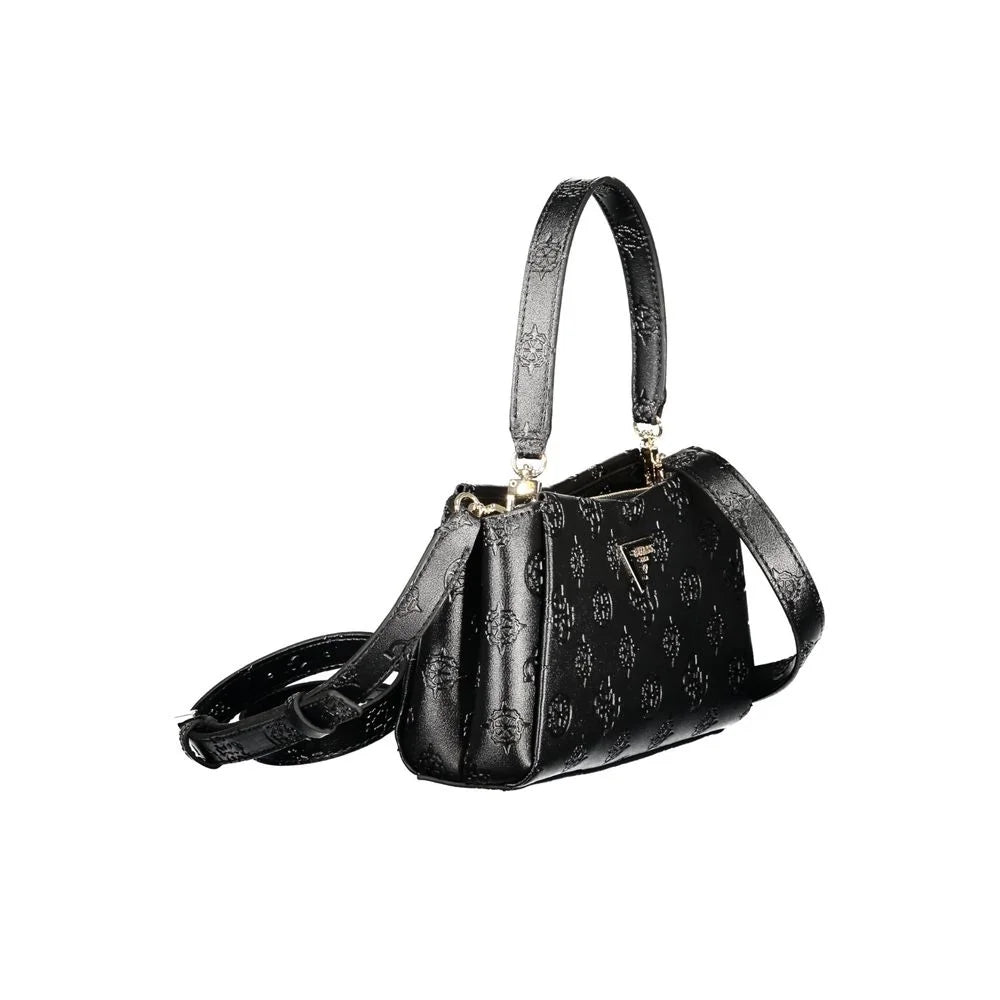 Guess Jeans Black Polyurethane Women’s Handbag