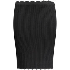 Guess Jeans Black Viscose Skirt - XS - Skirts