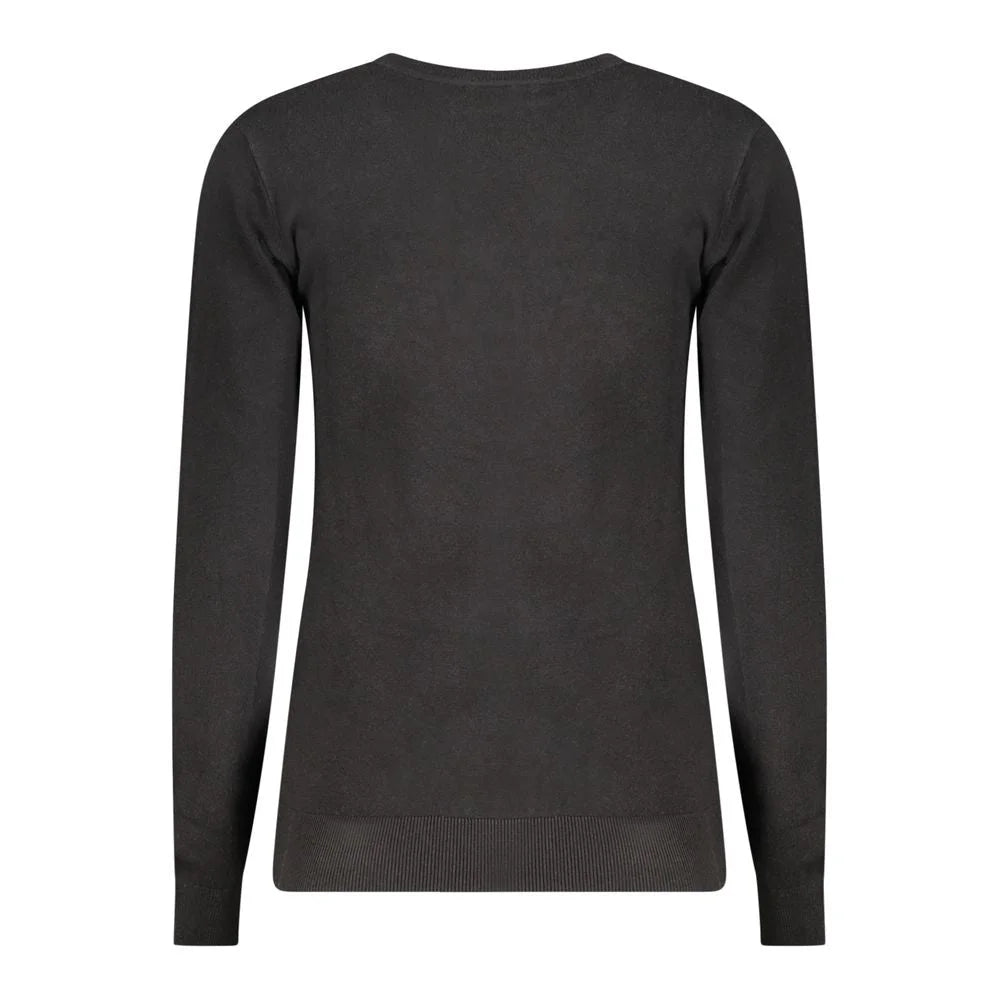Guess Jeans Black Viscose Women Sweater