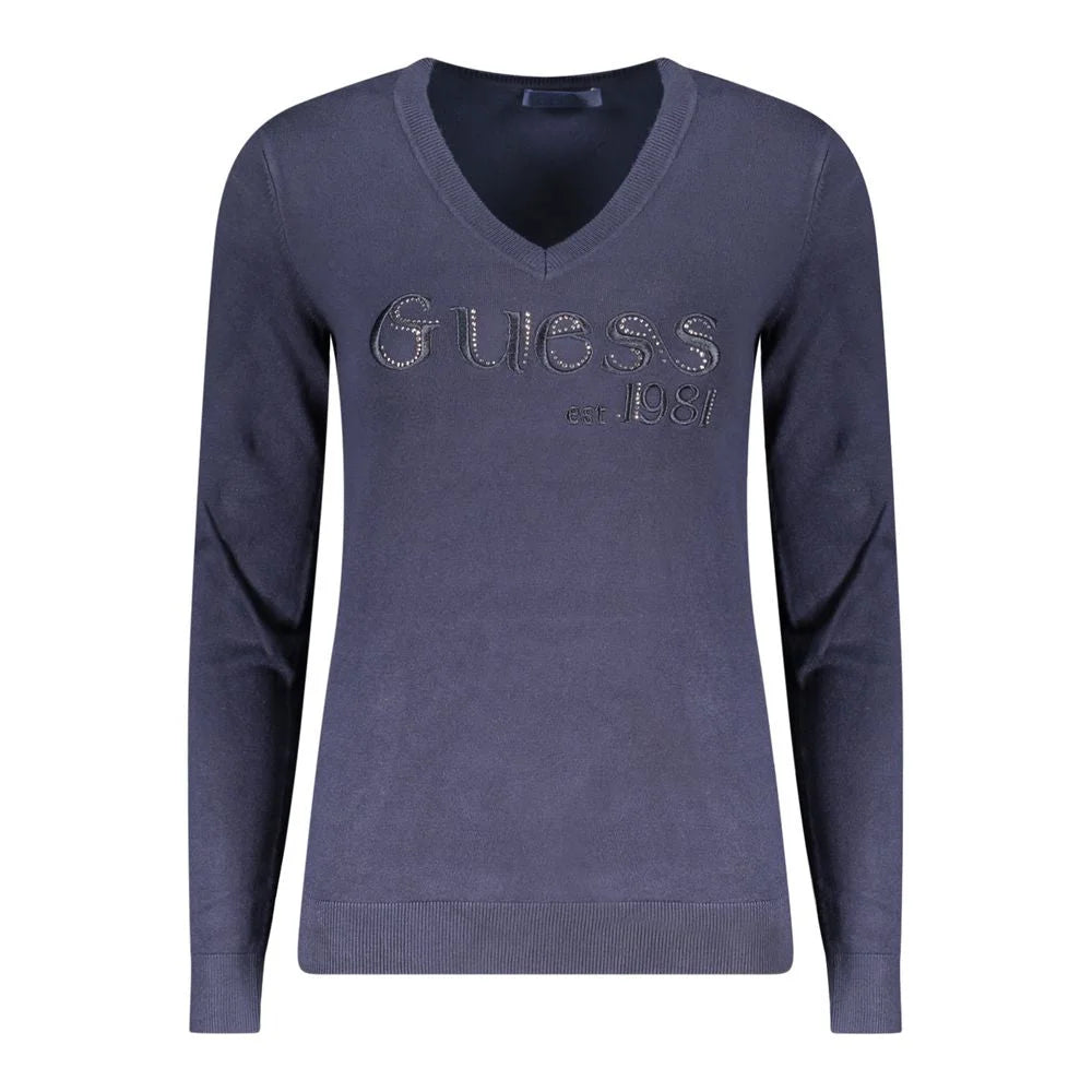 Guess Jeans Blu Viscose Women Sweater