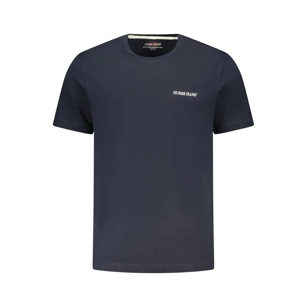 Guess Jeans Blue Cotton Men T-Shirt