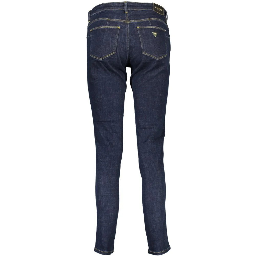 Guess Jeans Blue Cotton Women Jeans - Jeans