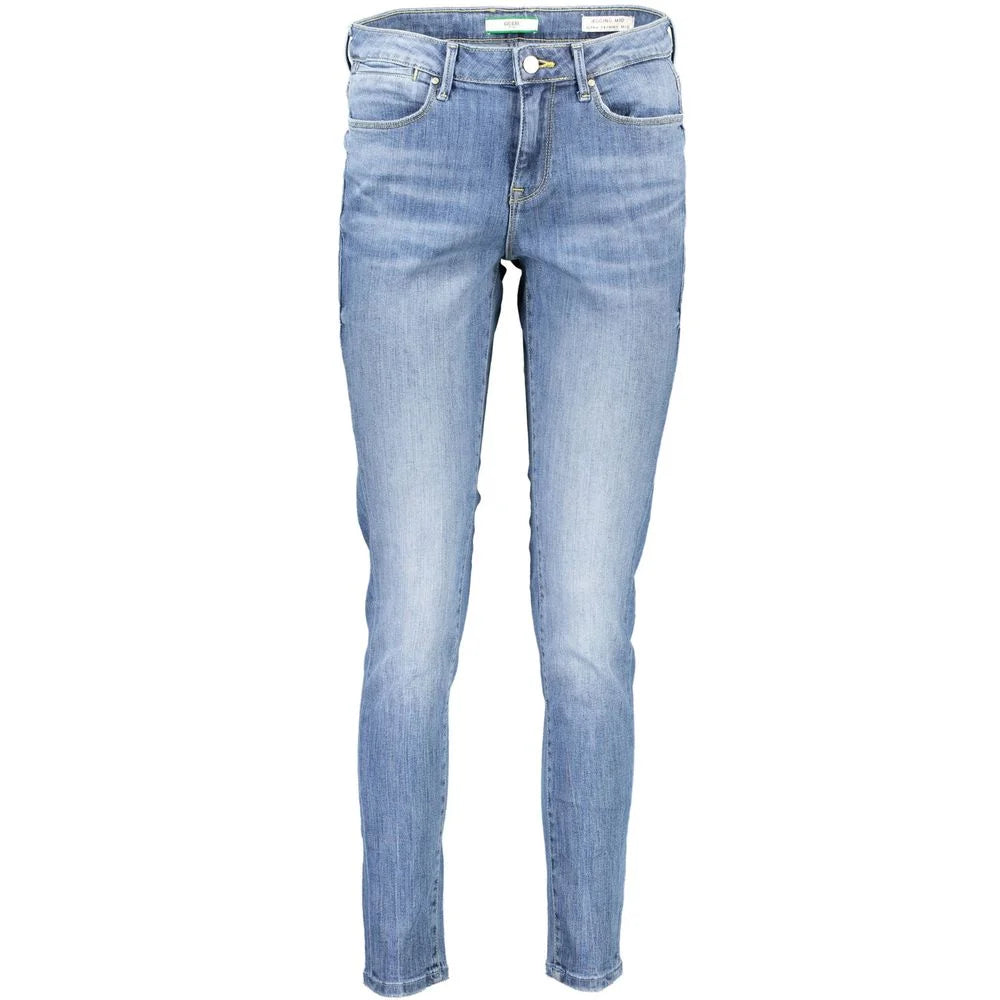 Guess Jeans Blue Cotton Women Jeans - Jeans