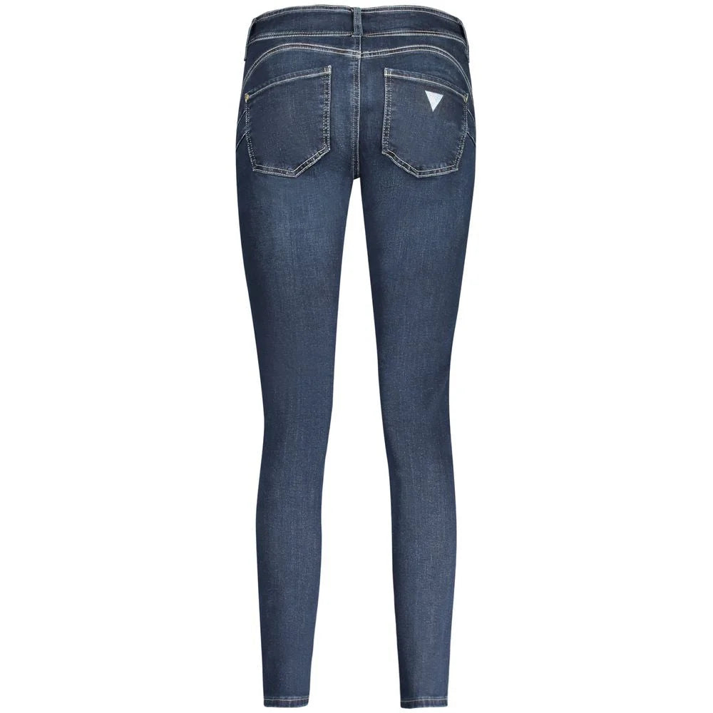 Guess Jeans Blue Cotton Women Skinny Jean