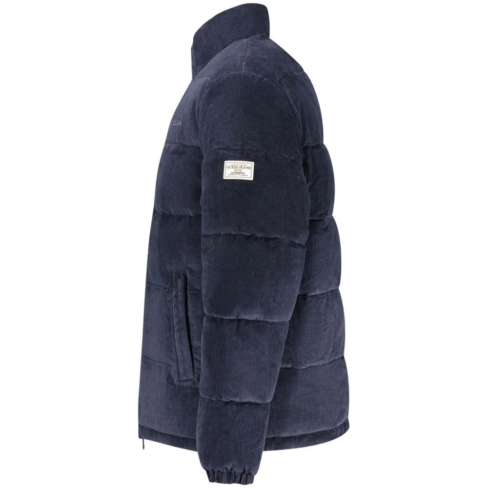 Guess Jeans Blue Polyester Men’s Jacket