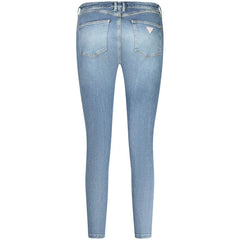 Guess Jeans Blue Recycled Cotton Women Jeans