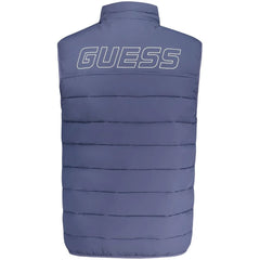 Guess Jeans Blue Spandex Men Jacket - S - Vests