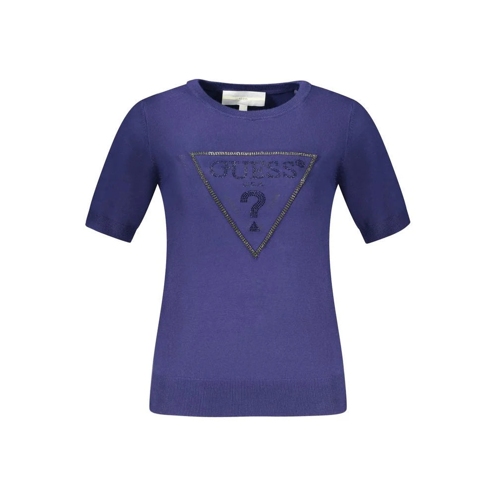 Guess Jeans Blue Viscose Women Sweater - Sweaters