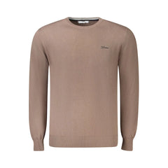 Guess Jeans Brown Cotton Men Sweater - S