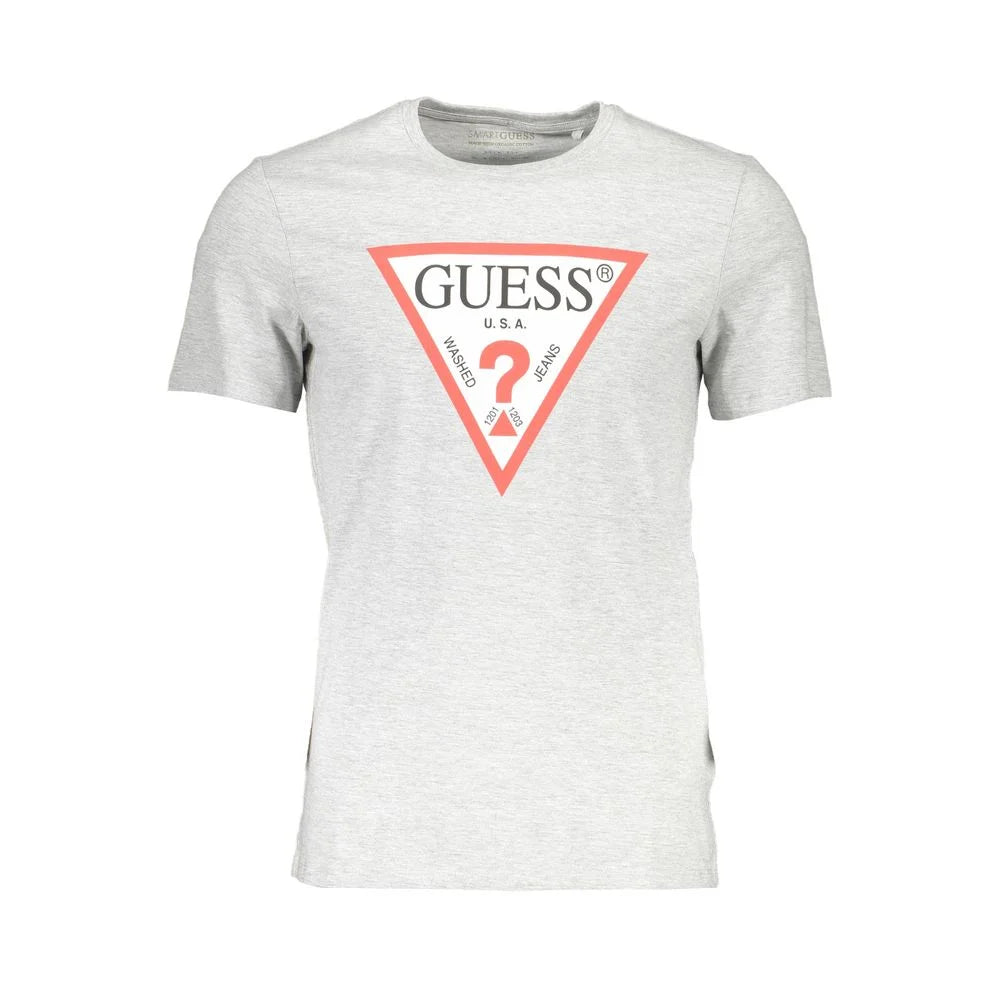 Guess Jeans Brown Cotton Men T-Shirt - T-Shirts